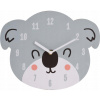 NÁSTENNÉ HODINY detský medvedík koala tiger 26 cm