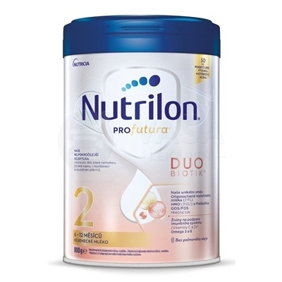 Nutrilon 2 Profutura Duobiotik Následná mliečna dojčenská výživa (od ukončeného 6. mesiaca) 800 g dojčenské mlieko v prášku