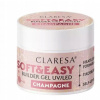 Claresa Nude UV/LED gél na nechty Soft & Easy Builder gel Champagne 45 g