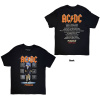 Tričko AC/DC - Angus Amps EU Tour '25 Čierna S