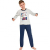 Dlhé pyžamo pre chlapcov Cornette Young Chill prúžok Veľkosť: 158/164