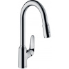 Hansgrohe Focus M42 - Drezová batéria M4216-H220 s výsuvnou spŕškou, chróm 71820000