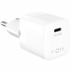 FIXED Mini GaN nabíjací adaptér s portom USB-C - 20W - biely FIXC20M2-C-WH - možnosť vrátiť tovar ZADARMO do 30tich dní
