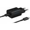 Sieťová nabíjačka Samsung USB-C EP-TA800EBE + EP-DA905BBE čierna (Bulk)