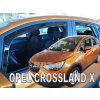 Deflektory - Protiprievanové plexi Opel Crossland X 5D od 2017 (+zadné)