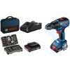 BOSCH Sada GSR 18V-50 + 2x 2,0Ah + GAL 18V-20 + 43ks príslušenstva 06019H5004