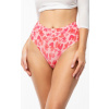 Dámske brazilky Love Vibes Simple Brasil Maxi Pink Mix - Julimex S růžová-červená