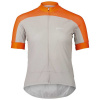 POC W's Essential Road Logo Jersey, Zink Orange/Granite Grey - M
