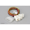 Akasa - 4-pin CPU Molex na 4 x 3-pin fan AK-CB001 (AK-CB001)