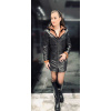 Max Original Leather Dámsky kožený kabát 190 black (M 44-46) - Čierna - M