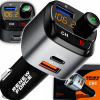 Automobilový FM transmitter Renew Force s USB nabíjačkou 36W a Bluetooth
