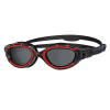 Zoggs Predator Flex Polarized Black/Red - Regular