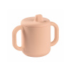 BEABA HRNČEK S NÁUSTKOM A DRŽADLAMI SILIKÓNOVÝ PINK