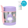 SKIPHOP SKIP HOP Zoo Termoska na jedlo s lyžičko/vidličkou Narval 325 ml, 3+ + AQUAINT 500 ml