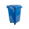 Max D50WBL popolnice 50 L modrá s kolieskami