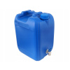 Kanister na benzín - Vodná kanister s kovovým ventilom, 20L (Vodná kanister s kovovým ventilom, 20L)