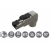 Konektor MPTL 90° RJ45 CAT6A STP samorezný SXRJ45-6A-STP-BK-SA-U, 11910012
