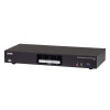 KVM switch/prepínač 2PC, DisplayPort, USB 3.0, Hub, Audio, DUAL VIEW, 4K@60Hz