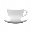 LUBIANA NANA Šálka s Podšálkou na Espresso, Biela, 100 ml, 12 cm