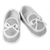 Baby Nellys dojčenské capáčky topánočky mokasíny sivé