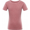 Nax Esofo Detské melírované tričko KTSB470 dusty rose 164-170
