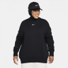 Nike Sportswear Phoenix Fleece Women's Oversized Crewneck Sweatshirt Black/Sail 10 (S)