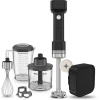 KitchenAid Bezdrôtový tyčový mixér GO s príslušenstvom a batériou, 5KHBRV75BM, čierna mat 5KHBRV75BM