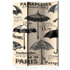Dekoračná zástena 135x172 Vintage retro dáždniky (Dekoračná zástena 135x172 Vintage retro dáždniky)