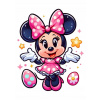 CUKROVÁ TLAČ jedlý obrázok na tortu Cukrová hmota Potlač Minnie Mouse Miki 1