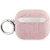 Karl Lagerfeld PU Embossed Karl Head puzdro AirPods 3 ružové 3666339283773