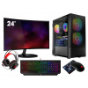 Počítačový set Vist VI1265 16 GB / 1 TB čierny