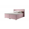 Čalúnená postel Boxspring ISLAND + matrac + rošt - cosmic 14 / 160x200 / s vrchným matracom