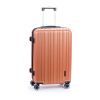 Malý cestovný kufor do lietadla, škrupinový, ABS, 40 l, Worldline 623 oranžová