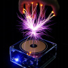 Bluetooth Tesla Coil Music Plazmový reproduktor Touchable Vedecké experimenty