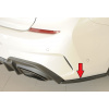 Rieger spoiler pod zadný nárazník na pravé straně pro BMW rad 3 G21 touring r.v. 03/19-06/22, plast ABS bez povrchovej úpravy