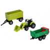 Wiky Vehicles Traktor na zotrvačník s efektmi set s prívesom 15 cm