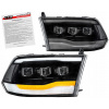 DODGE RAM PICKUP 1500 2008-24 LAMPY predné svetlomety FULL LED DRL