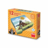 Drevené licenčné kocky Krtkov rok - 12 kociek