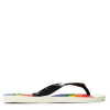 Havaianas Hav. Top Pride White/Black 43/44 Flip Flops Unisex Adults Grey/Dark/Red 8-9 43/44