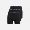 Calvin Klein pánske čierne boxerky 3 pack 0000U2662G XS