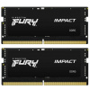 KINGSTON SODIMM DDR5 32GB (Kit of 2) 5600MT/s CL40 FURY Impact PnP KF556S40IBK2-32
