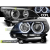 PREDNÉ SVETLÁ ANGEL EYES CCFL ČIERNA pre BMW E60/E61 03-07