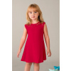 Dievčenské bavlnené šaty Mayoral 3938.6K.Mini.PPY2 červená 104