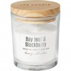 BISPOL-AURA Vonná sviečka Bay Leaf Blackberry - sklo 130g