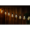 Reťaz Strend Pro Garden, žiarovka, solárna, 10x LED, 2,7+3 m