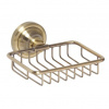 Bemeta Retro bronzová mydelnička 140x65x142 mm, obdĺžnik, drôt 144108167