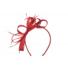 SEEBERGER Fascinátor - červený Veľkosť: Unisize (S-XL)