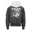 Alpha Industries zimná bunda MA-1 VF Hood Dark Side vintage grey Veľkosť: L, Farba: šedá