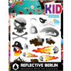 Reflexné nálepky Reflective Berlin Reflective KID - Pirates uni