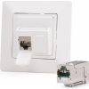 Keline zásuvkový modul pre Legrand® ValenaTM Life, Category 6A, 2xRJ45/s, osadený s KEJ-C6A-S-HD